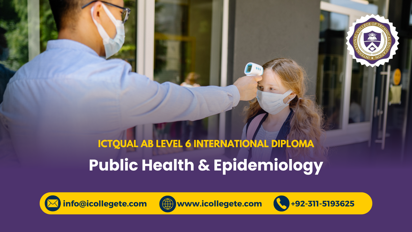 ICTQual AB Level 6 International Diploma in Public Health & Epidemiology