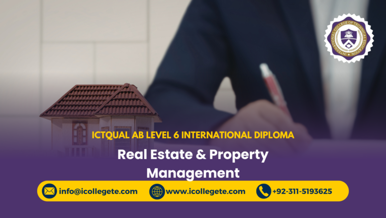 ICTQual AB Level 6 International Diploma in Real Estate & Property Management
