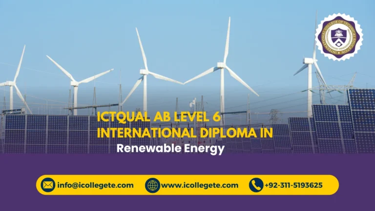 ICTQual AB Level 6 International Diploma in Renewable Energy