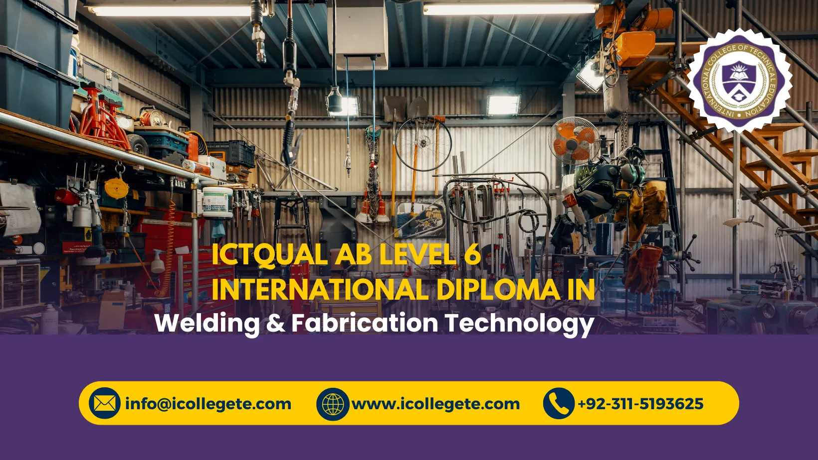 ICTQual AB Level 6 International Diploma in Welding & Fabrication Technology