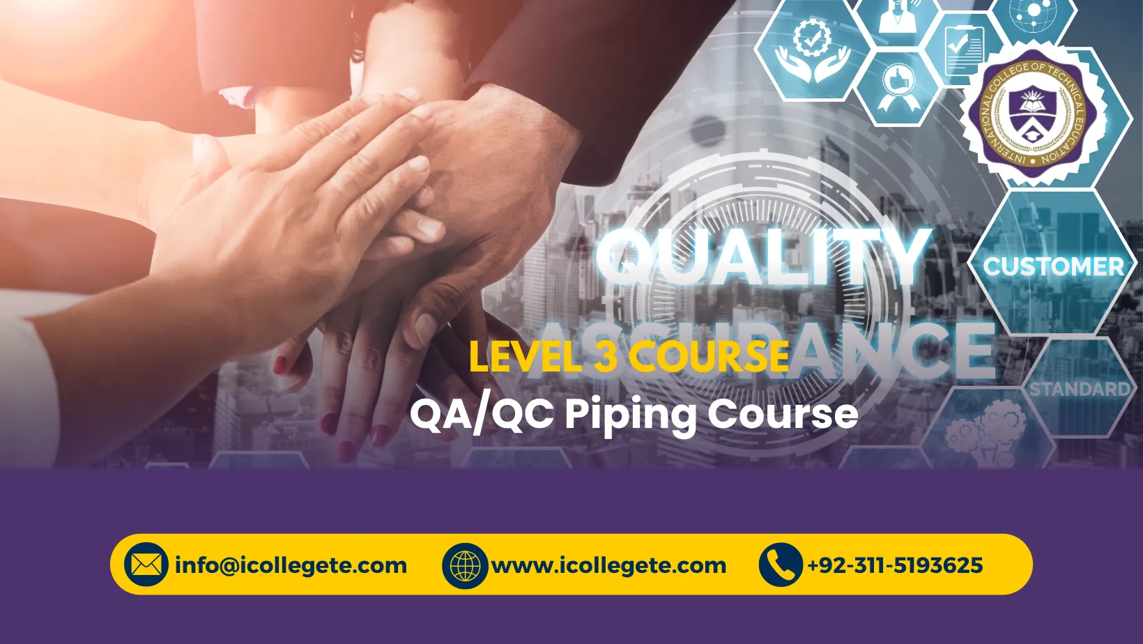 QA/QC Piping Level 3 Course in Rawalpindi