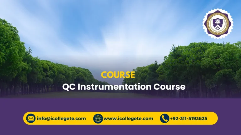 QC Instrumentation Course in Rawalpindi
