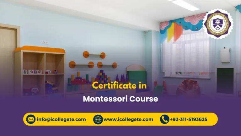 Montessori Course in Rawalpindi