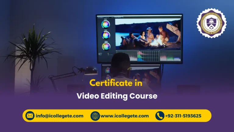 Video Editing Course in Rawalpindi
