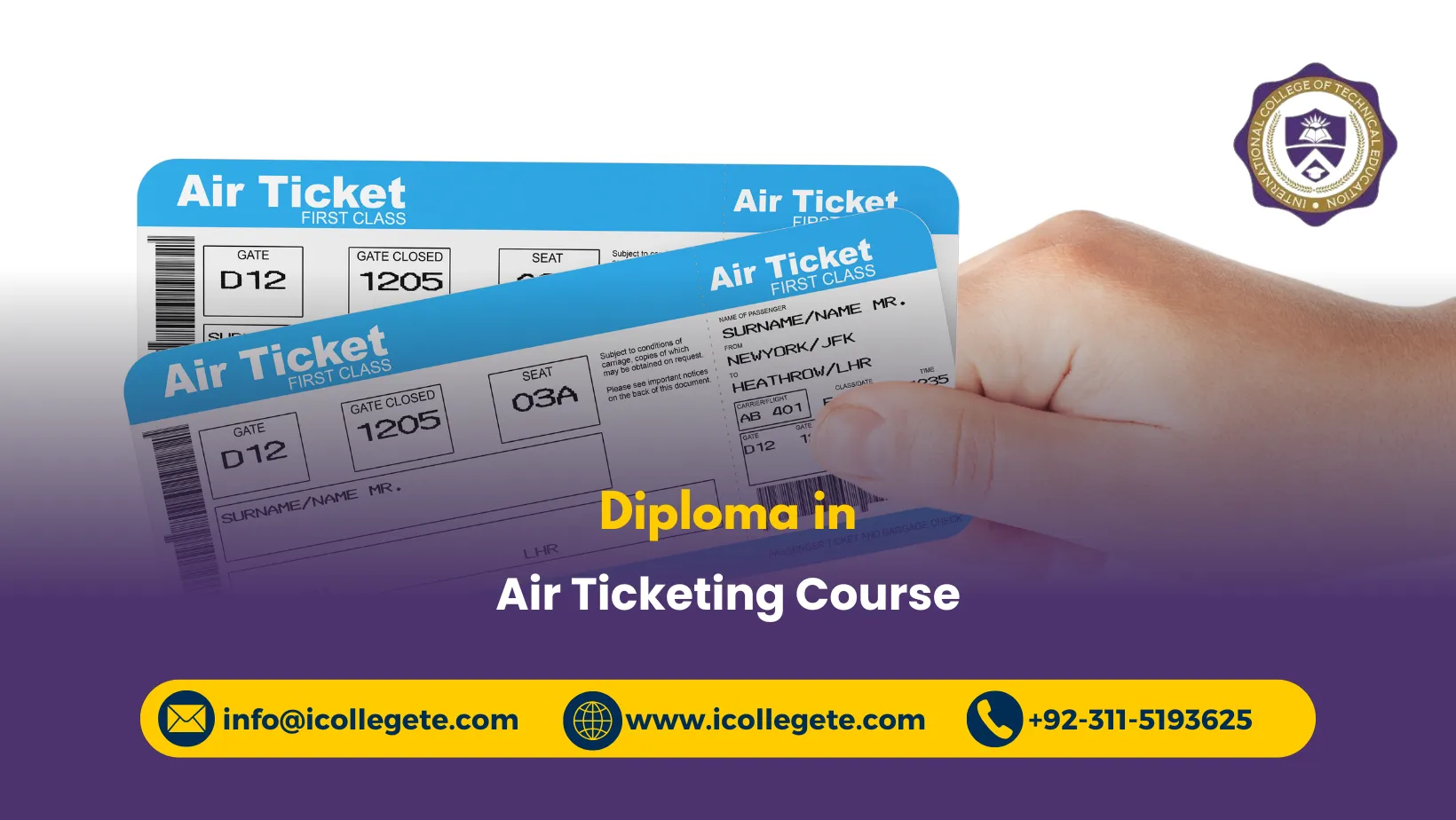 Diploma in Air Ticketing Course