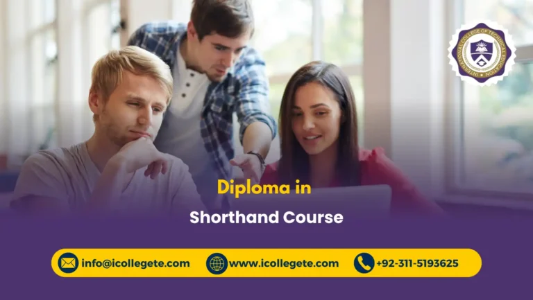 Diploma in Shorthand Course in Rawalpindi