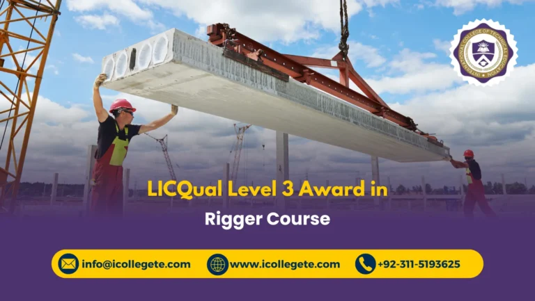 LICQual Level 3 Award in Rigger Course in Rawalpindi