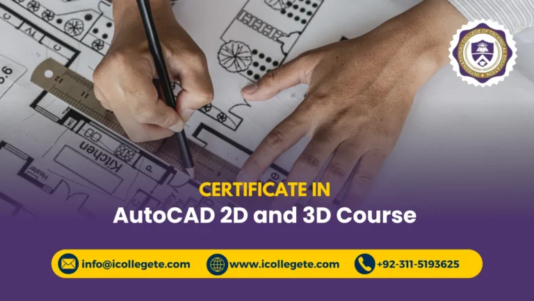 AutoCAD 2D and 3D Course 