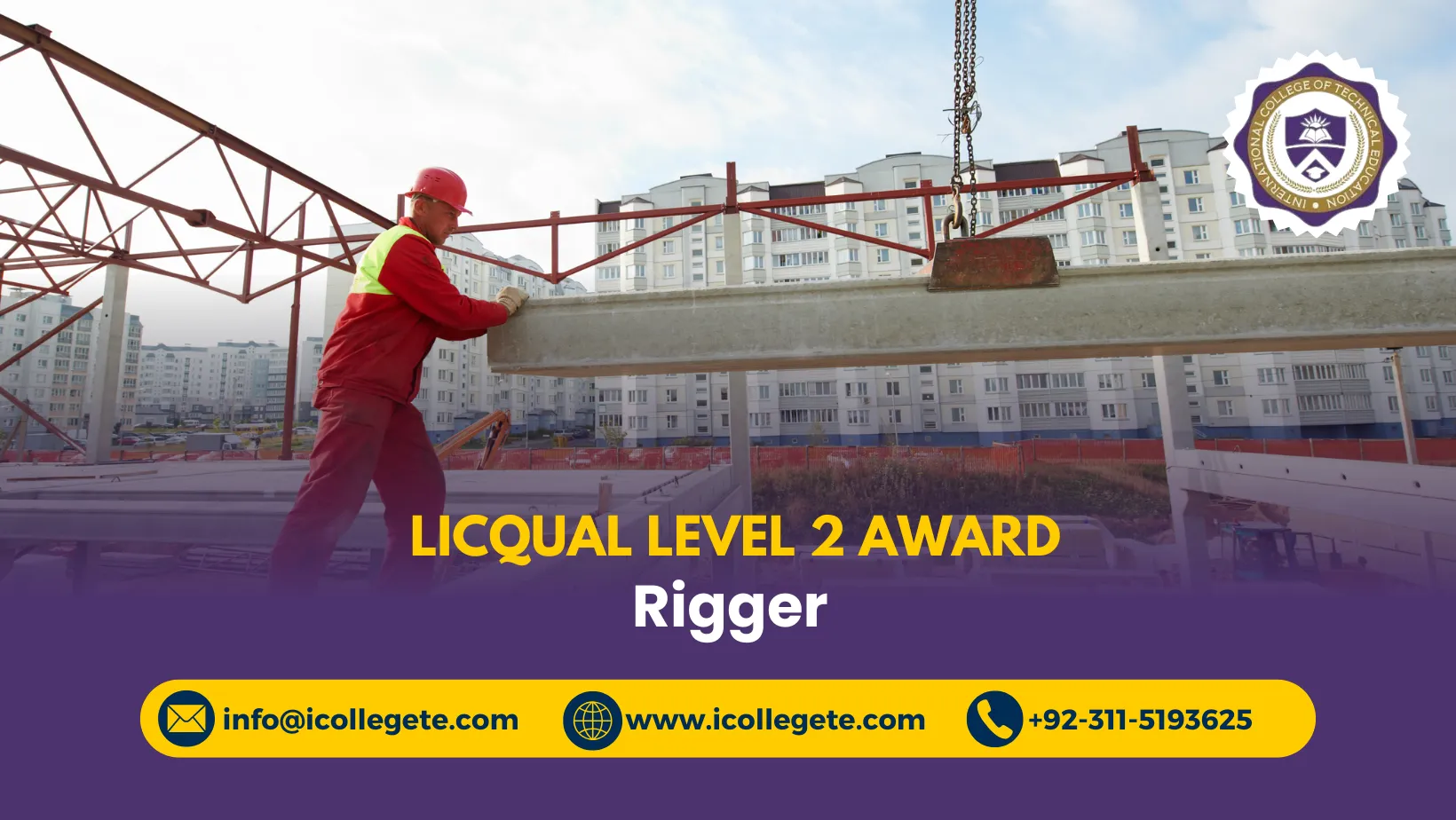 LICQual Level 2 Award in Rigger