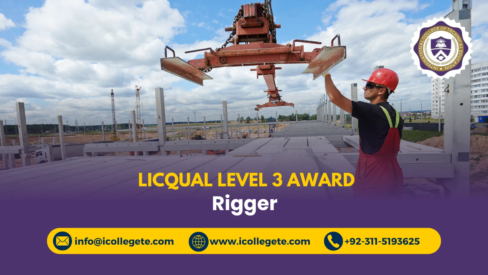 LICQual Level 3 Award in Rigger