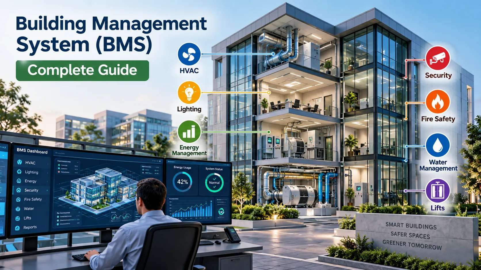 Building Management System (BMS): Complete Guide to How It Works, Components, Benefits, Types and Applications